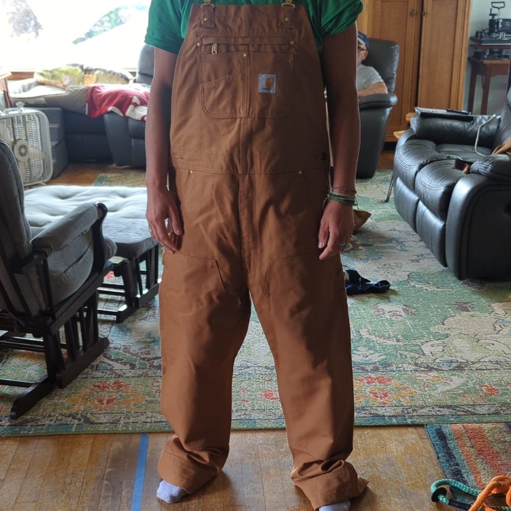Carhartt Brown Overalls Bibs